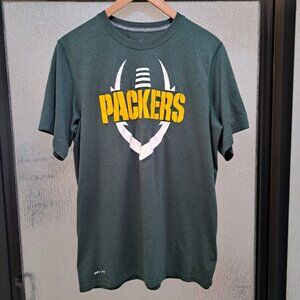 Green‎ Bay Packers Nike Dry Fit T-Shirt Men's Size Medium
